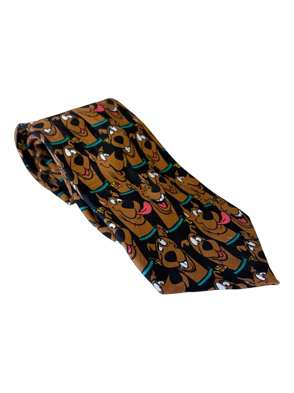 Vintage Cartoon Network Scooby-Doo Pattern Tie